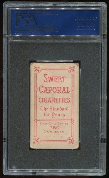 1909-11 T206 Sweet Caporal Ed Reulbach No Glove Showing PSA 3