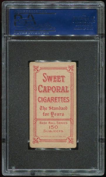 1909-11 T206 Sweet Caporal Harry Davis PSA 4