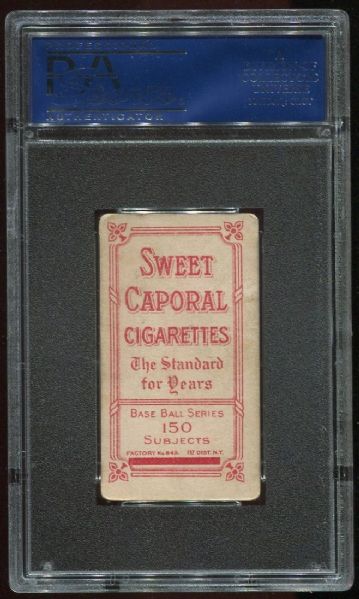 1909-11 T206 Sweet Caporal J.J. Clarke PSA 3.5