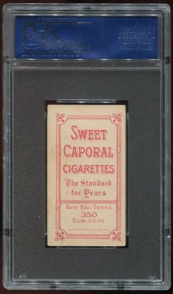 1909-11 T206 Sweet Caporal Mike Donlin With Bat PSA 5