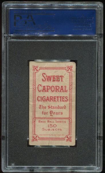 1909-11 T206 Sweet Caporal Willie Keeler With Bat PSA 1