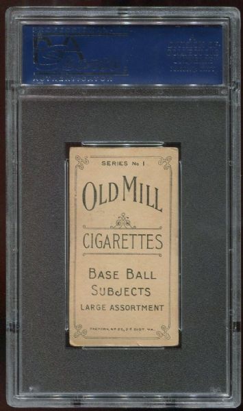 1910 T210 Old Mill Lipe Batting Series 1 PSA 4
