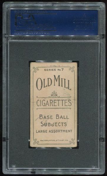 1910 T210 Old Mill Luyster Series 7 PSA 3 MK
