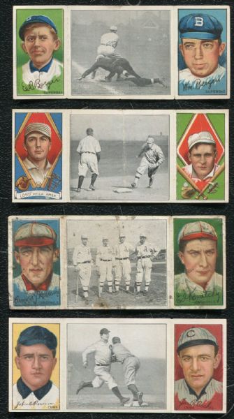 1912 T202 Hassan Lot of 12 with Hall of Famers