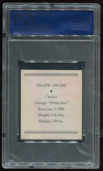 1933 R305 Tattoo Orbit Frank Grube PSA 5