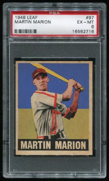 1948 Leaf 97 Martin Marion PSA 6