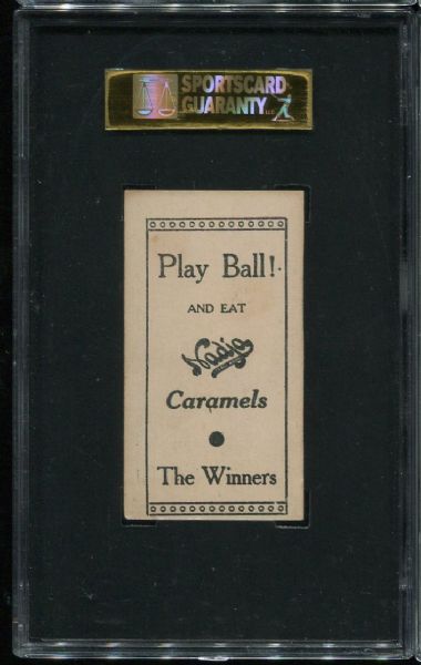 1909 E92 Nadja Caramels Bill Bailey SGC 60