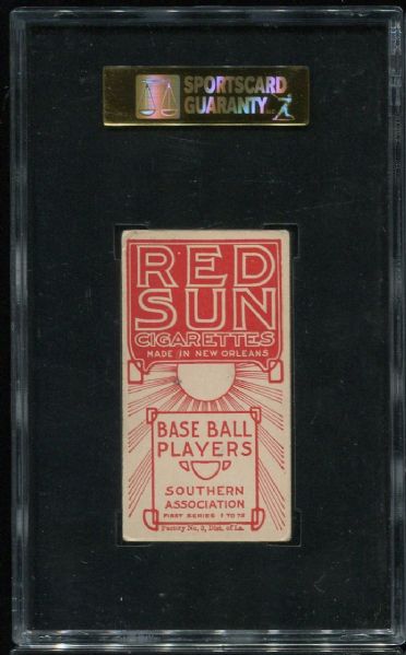 1910 Red Sun Cigarettes T211 Flood SGC 40