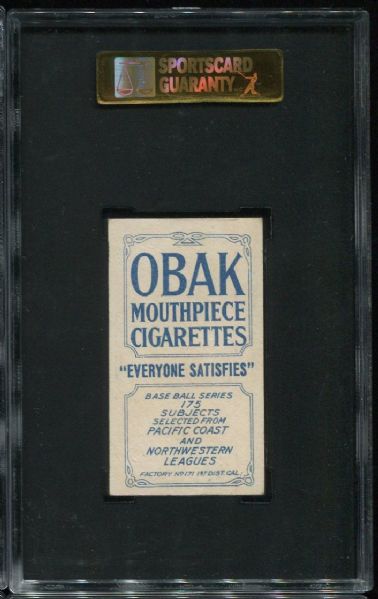 1910 Obak Cigarettes T212 Fisher SGC 60