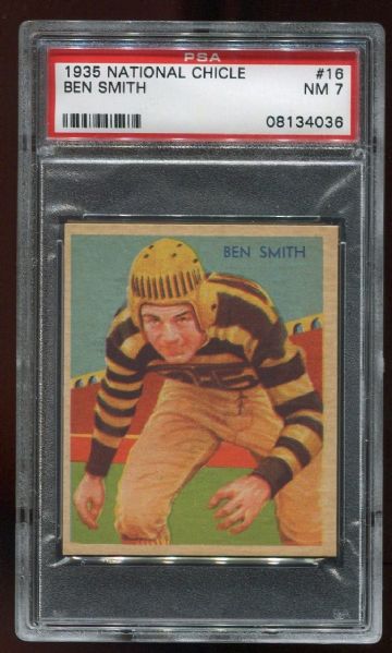 1935 National Chicle #16 Ben Smith PSA 7