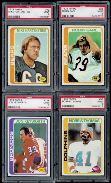 1978 Topps Lot of 40 Assorted PSA 9