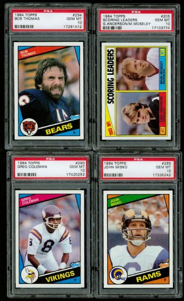 1984 Topps Lot of 24 Assorted PSA 9 & 10