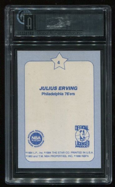 1984-85 Star Julius Erving GAI 9