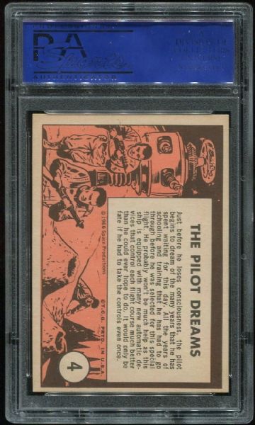 1966 Lost In Space #4 The Pilot Dreams PSA 8