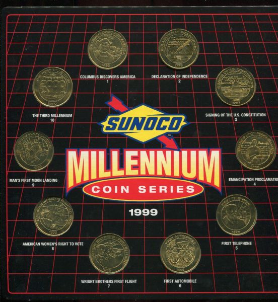 Sunoco Commemorative Coins Sets -- Presidents & Historical Events Series