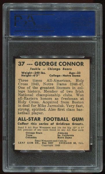1948 Leaf #37 George Connor PSA 7