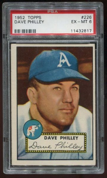 1952 Topps #226 Dave Philley PSA 6