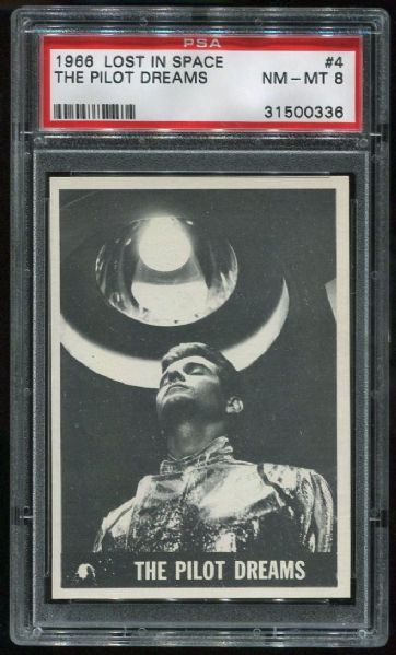 1966 Lost In Space #4 The Pilot Dreams PSA 8