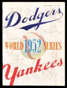 1950s Brooklyn Dodgers World Series Program Lot of 4