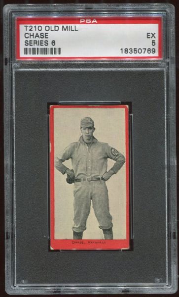 1910 T210 Old Mill Chase Series 6 PSA 5