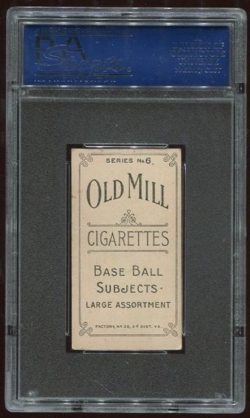 1910 T210 Old Mill Chase Series 6 PSA 5