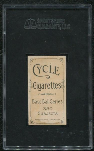 1909-11 T206 Cycle Josh Clark SGC Authentic