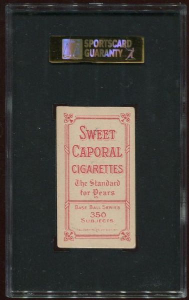 1909-11 T206 Sweet Caporal Cy Young Glove Shows SGC 60