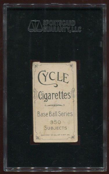 1909-11 T206 Cycle Bill Chappelle SGC 40