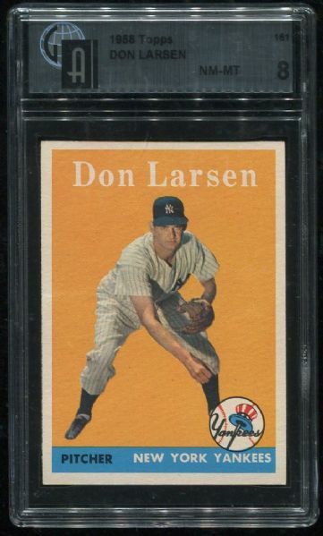 1958 Topps #161 Don Larsen GAI 8