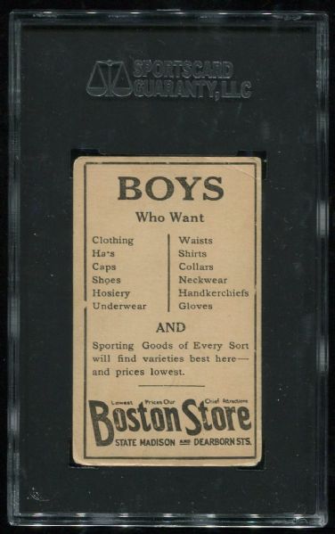 1917 Boston Store #13 Jack Barry SGC 40