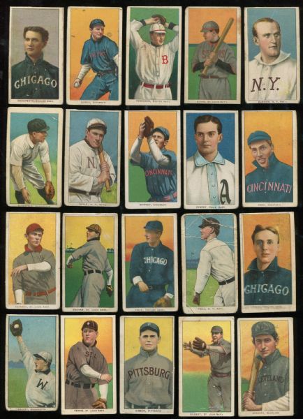 1909-11 T206 Piedmont & Sweet Caporal Lot of 140 Different 