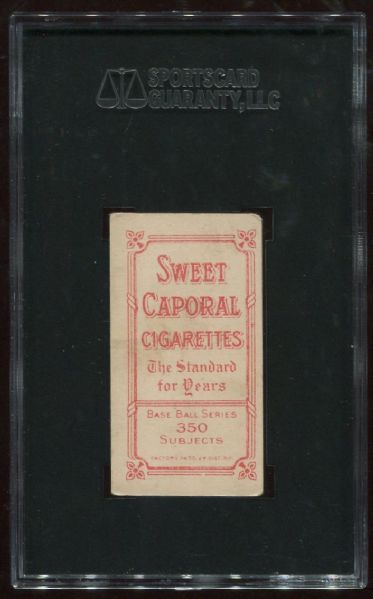 1909-11 T206 Sweet Caporal Bill Burns SGC 50 - Double Name