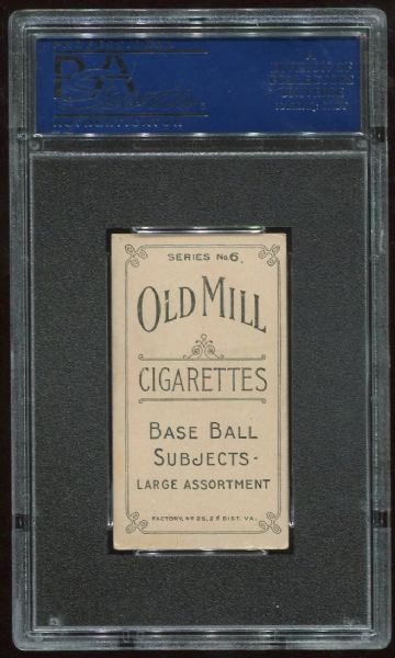1910 T210 Old Mill Barney Series 6 PSA 6