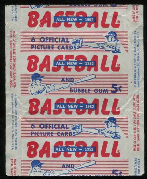 1952 Bowman Baseball Wrapper