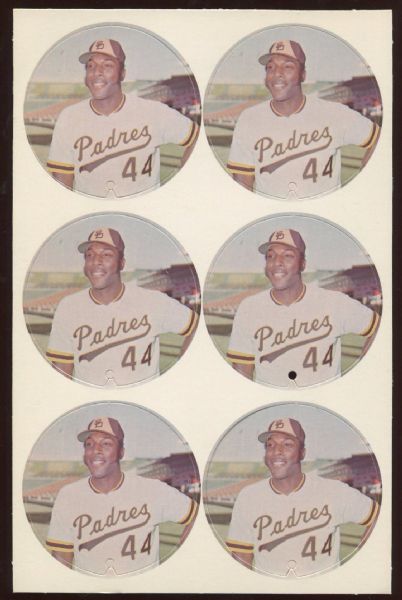 1974 McDonald's Padres Unpunched Disc Sheets w/ McCovey