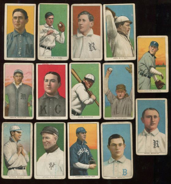 1909-11 T206 Piedmont & Sweet Caporal Lot of 61 Assorted 