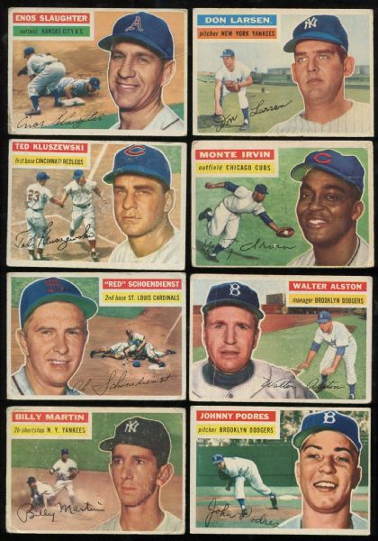 1956 Topps Lot of 30 Assorted w/ Hall of Famers & Stars
