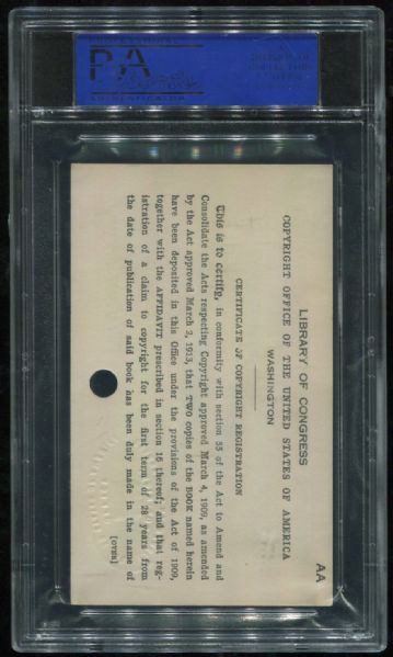 1934 Goudey #51 Rip Collins Copyright Card PSA Authentic