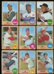 1968 Topps Near Complete Set (588/598 Cards)