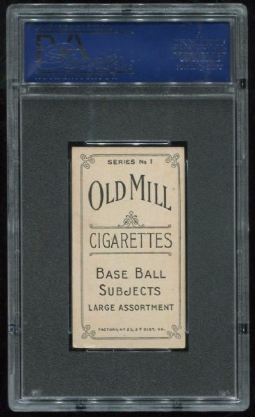 1910 T210 Old Mill Bagwell Series 1 PSA 6