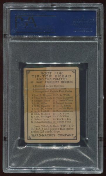 1910 Tip Top Bread Secretary Locke PSA Authentic