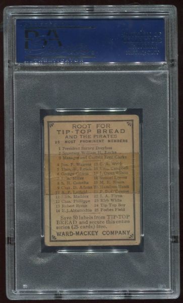 1910 Tip Top Bread Vin Campbell PSA Authentic