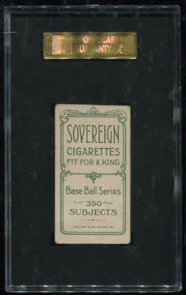 1909-11 T206 Sovereign Fred Mitchell SGC 20