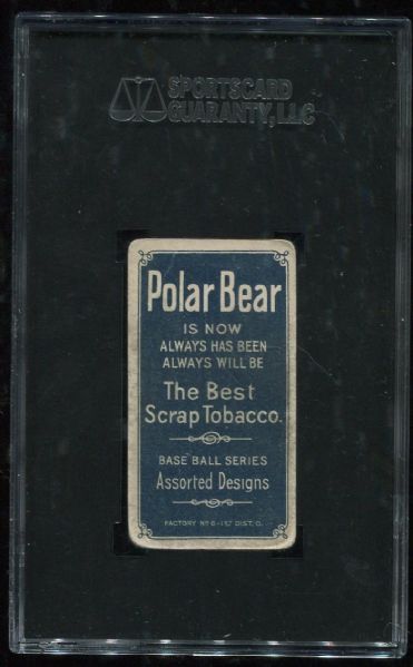 1909-11 T206 Polar Bear Dolly Gray SGC 10