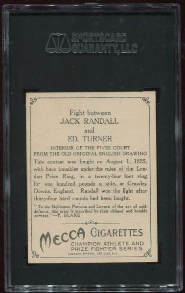 1910 T220 Mecca Cigarettes Randall/Turner SGC 40