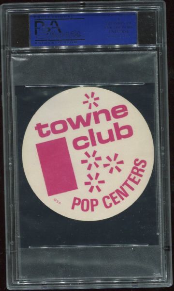 1976 Towne Club Discs Henry Aaron PSA 9