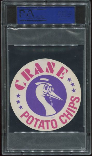 1976 Crane Discs Terry Bradshaw PSA 9
