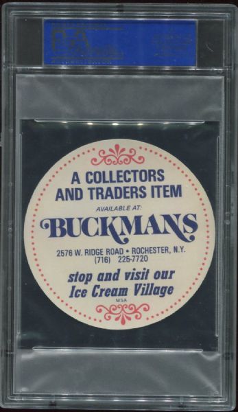1976 Buckman's Discs Roger Staubach PSA 9