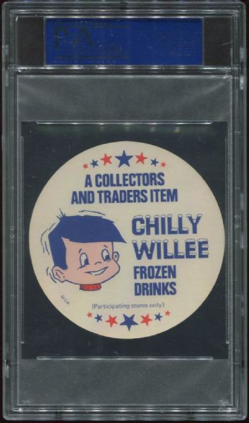 1977 Chilly Willee Discs Steve Carlton PSA 10