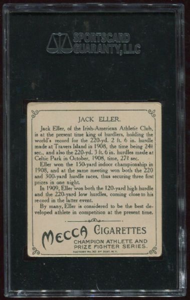 1910 T218 Champions Jack Eller SGC 50
